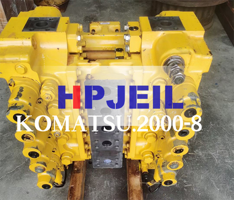 PC2000-8 วาล์ว excavator ที่กําหนดเอง การทํางานที่สม่ําเสมอ 709-1A-11100 709-1A-11500 วาล์วควบคุมหลัก