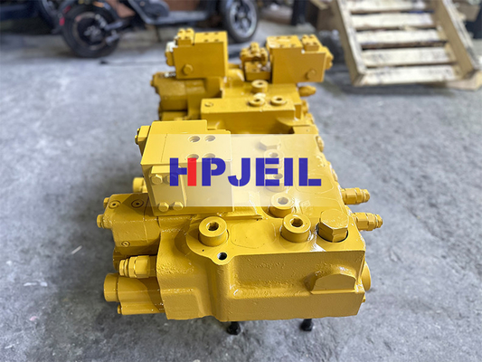 345 E349D วาล์วควบคุมเครื่องขุดที่มีประสิทธิภาพสูง 323-7682 323-7680 วาล์วควบคุมหลัก